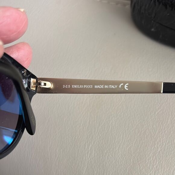 Emilio Pucci Black Sunglasses EP 2 - Picture 5 of 5